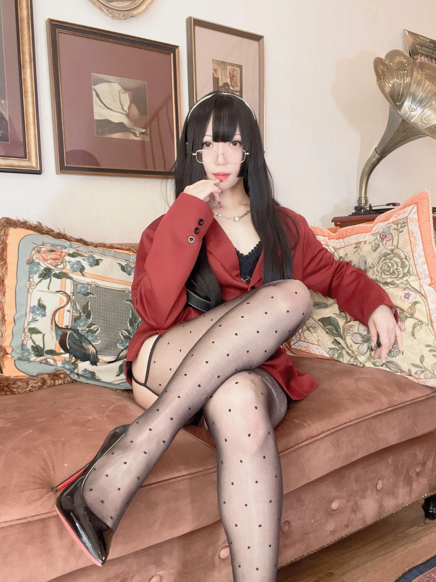 Money冷冷 – NO.35 红西装 [79P]插图8